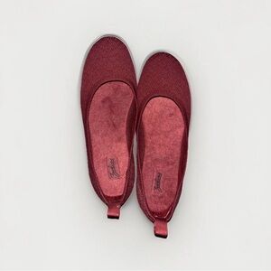 Red Ballet Flats